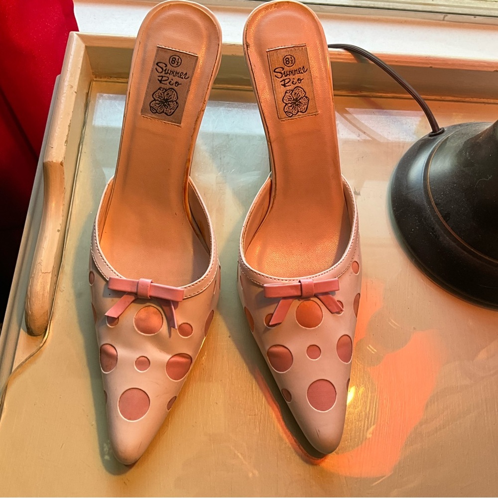 Pink Polkadot slides